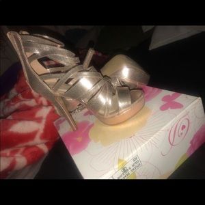 Rose gold heels